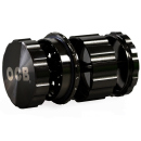 OCB Grinder "Classic", schwarz;  ca. 4,3x5,1 cm