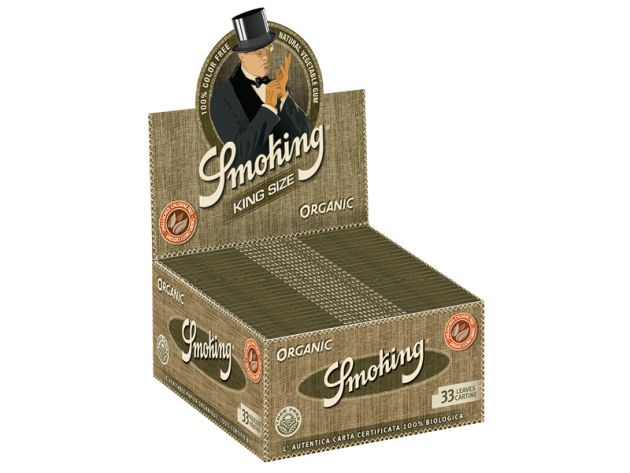 Smoking King Size Organic 50 Hefte je 33 Blatt