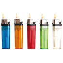 Flint Lighters &quot;Transparent-Coloured&quot; 50p Display