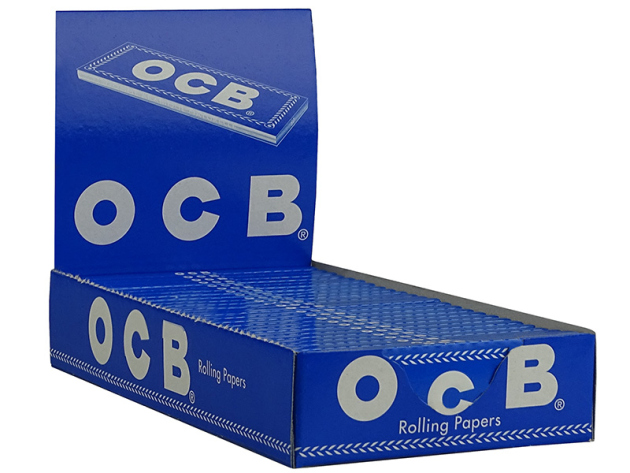 OCB Kurz Blue 25 booklets each 50 leaves