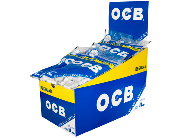 OCB filter Regular 30 bags each 100 filters