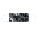 Mundbedeckung Camouflage schwarz-grau 100 % Baumwolle mit...