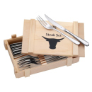 WMF Steakbesteck-Set 12-teilig in Holzkiste, UVP: 59,99 Euro