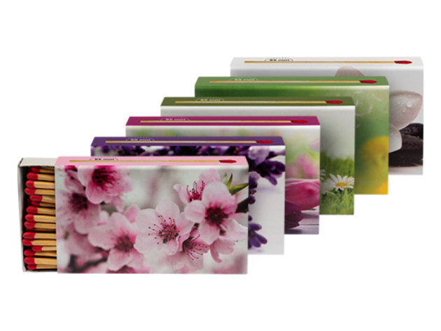 Kaminstreichhölzer "Blumen" einzeln