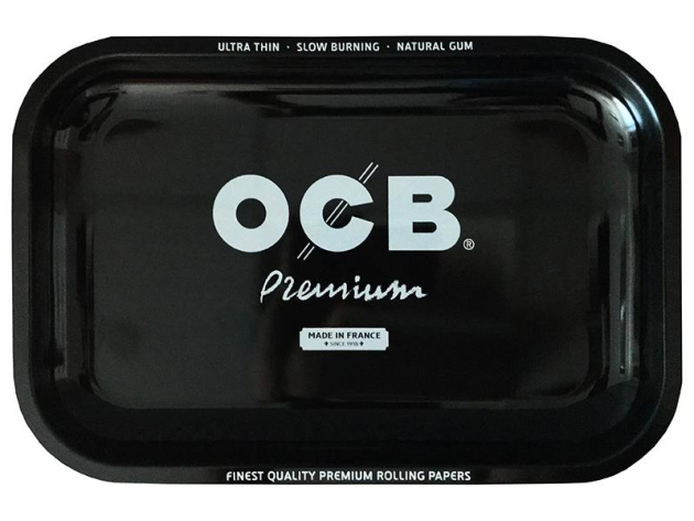 OCB Tablett Premium MetalTray Black-  Medium