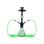 Shisha "Branch" Grün, 44 cm, 2 Schläuche