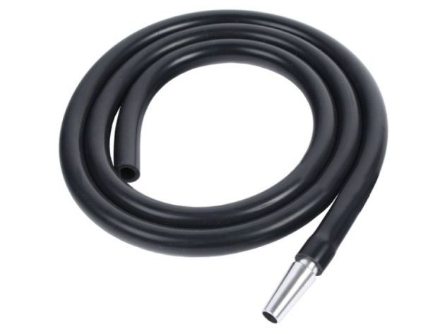 Shishaschlauch Silikon Schwarz