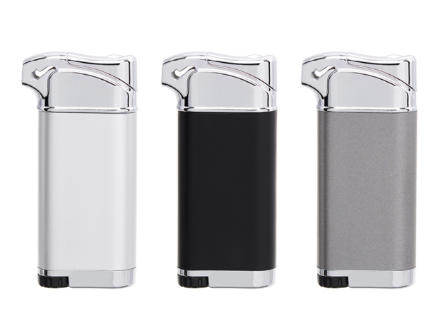 Pfeifenfeuerzeuge "Silver" 3 Farben sort.,13er Display