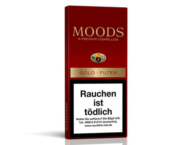 Dannemann Moods Gold Filter / 5er Packung