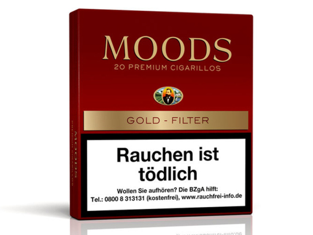 Dannemann Moods Gold Filter / 20er Packung