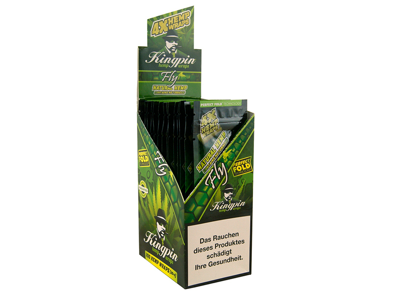 Kingpin Hemp Wraps "Fly" Natural Hemp (Energy Drink)