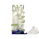 Glasbong mit floureszierender Applikation, Ice, 30 cm Höhe