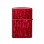 Zippo Feuerzeug - Candy Apple Red Iced mit "Flamme"