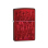 Zippo Feuerzeug - Candy Apple Red Iced mit "Flamme"