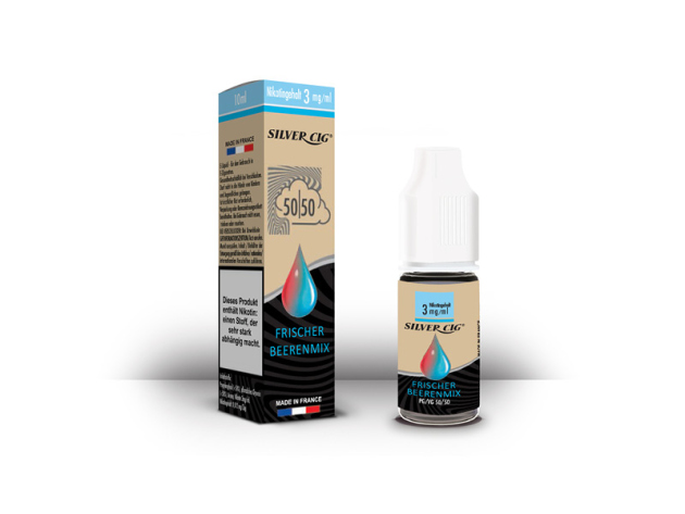 Silver Cig 3 mg Frischer Beerenmix / Rot Früchte und Anis