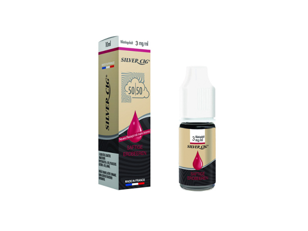 Silver Cig 3 mg Saftige Erdbeeren
