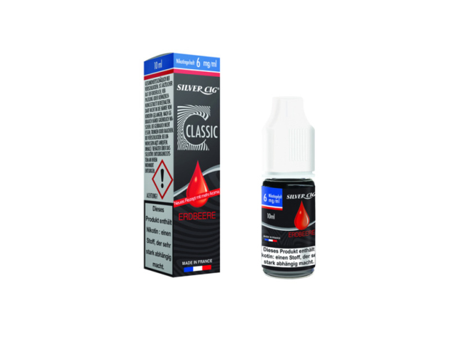 Silver Cig 6 mg Erdbeere