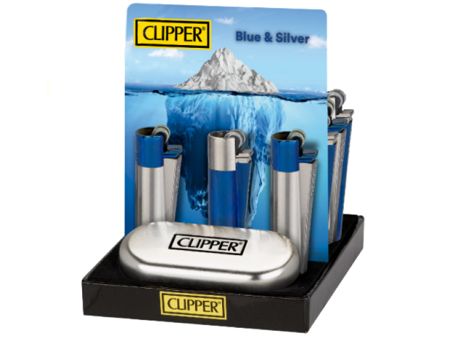 Clipper Metal DEEP BLUE, 12p Display