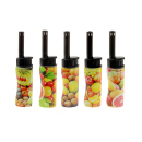 Stabfeuerzeuge Mini "Fruits", versch. Motive; 50er Display