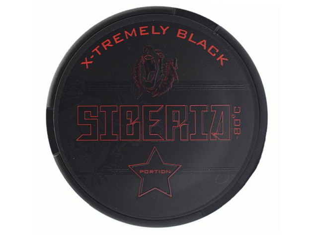Siberia 80° Black X-tremely Strong 15g, Kautabak