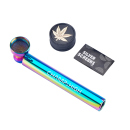 Handpfeifen-Set "Regenbogen" mit Grinder und Ersatzsieben 24er Display