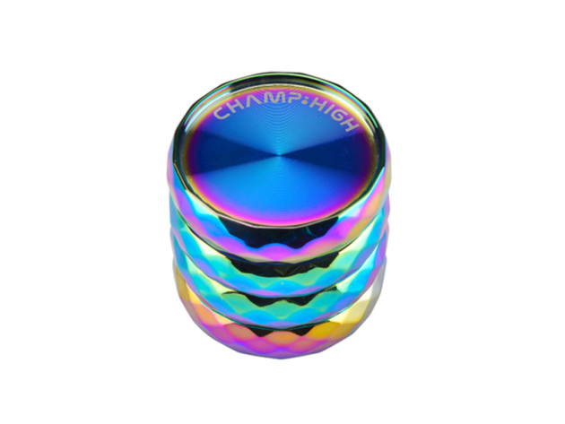 Grinder "Rainbow Diamond"; Ø 4,2cm, 4- tlg.