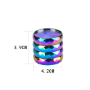 Grinder "Rainbow Diamond"; Ø 4,2cm, 4- tlg.