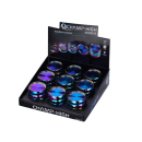 Grinder "Rainbow Diamond"; Ø 4,2cm, 4- tlg.