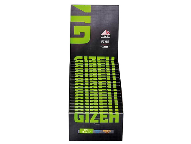 Box - Gizeh Black Fine 100 Blatt 20 Hefte