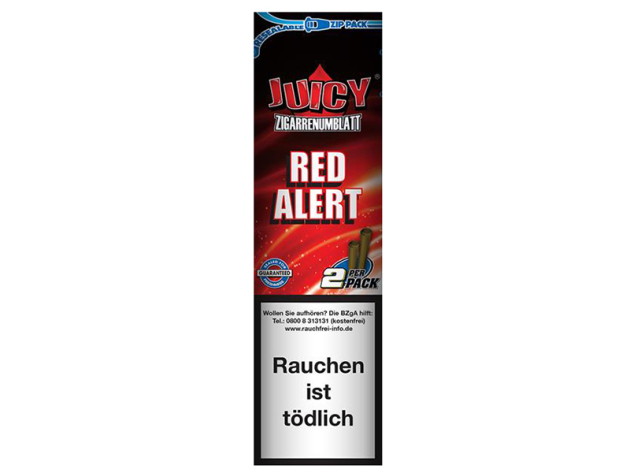 Juicy Blunts Red Alert (Strawberry), 25er Display
