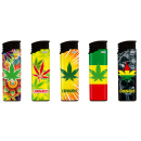 Electric Lighters "Marijuana" 50p Display
