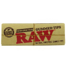 RAW Filter Tips (unbleached) gummed 24 booklets each 33...