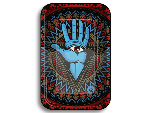 Drehunterlage small "Trippy 3rd Eye", ca. 27,5 x 17,5 cm