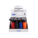 Sturmfeuerzeuge "Frosty" Torchy - blaue Jet-Flame; 4 Faben; 12er Display