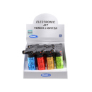 Sturmfeuerzeuge "Holography Ass" Torchy-  blaue Jet-Flame; 4 Farben; 12er Display