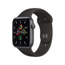 Apple Watch SE (GPS, 40 mm)  Aluminiumgehäuse Space Grau- Sportarmband