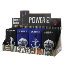 Sturmfeuerzeuge "Hamburg" Powerflat Rubber, 12er Display