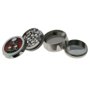 Grinder "Skulls", Metall; 3 versch. Motive & Farben; 55 x 41 mm; einzeln