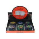 Grinder "Hanf Jungle" Metall, 4-tlg.; 5 versch. Motive; 52 x 35 mm; einzeln