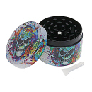 Grinder "Skulls" Metall; 6 versch. Motive; 52 x 35 mm; einzeln