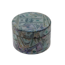 Grinder "Dollarnoten"; Metall; 4-tlg.; 52 x 35 mm; einzeln