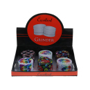 Grinder "Lips"; Metall; 6 verschiedene Motive; 52 x 35 mm; einzeln
