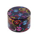 Grinder "Lips"; Metall; 6 verschiedene Motive; 52 x 35 mm; einzeln