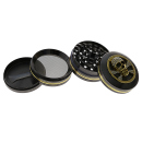 Grinder "Diamonds" Metall; 4 versch. Motive; 4-tlg.; 52 x 43,5 mm, einzeln