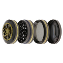 Grinder "Diamonds" Metall; 4 versch. Motive; 4-tlg.; 52 x 43,5 mm, einzeln