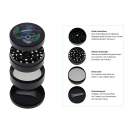 Grinder "Skulls" Metall; 6 versch. Motive; 50 x 37 mm; einzeln