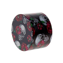 Grinder "Skulls & Flowers" Metall, 4-tlg.; bunt; 52 x 35 mm; einzeln