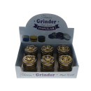 Grinder "High Grade Glitter" Metall, 4 versch. Motive; 4-tlg.; 52 x 62 mm; einzeln