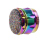 Grinder "Konfetti Glitter" Metall, 4-tlg.; regenbogenfarbig; 44 mm x 34 mm