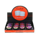 Grinder "Regenbogen Metallic"; 4-tlg.; 43 x 38 mm